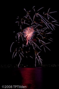 Fourth of July Fireworks at Maunalua Bay,Oahu